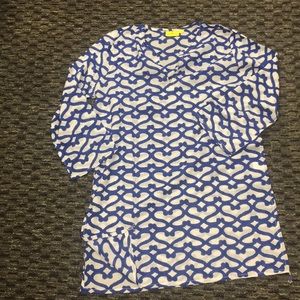 Roberta Roller Rabbit Blue Kaftan